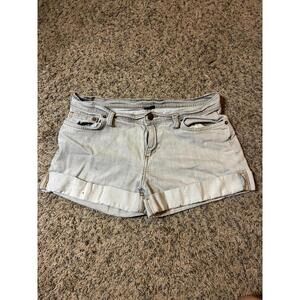 Patagonia Women's Denim Shorts Light Wash Rolled Hem size 30